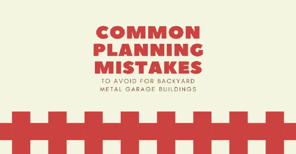 Metal garage buildings